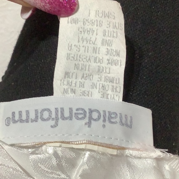 Maidenform -Sz S - white silver shimmer light robe - Picture 3 of 5